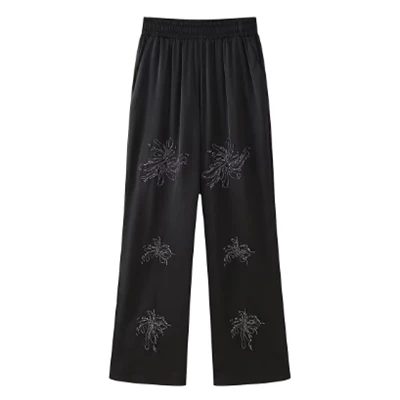 Pantalón Relax 100% Viscosa Beads