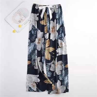 Pantalón Relax 100% Viscosa Estampado